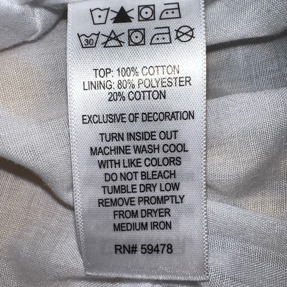 Tommy Bahama Toddler Girls Floral Eyelet Yellow Shirt - Picture 8 of 8